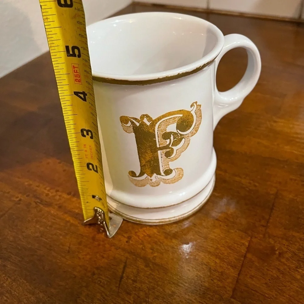 William Sonoma Letter F Mug